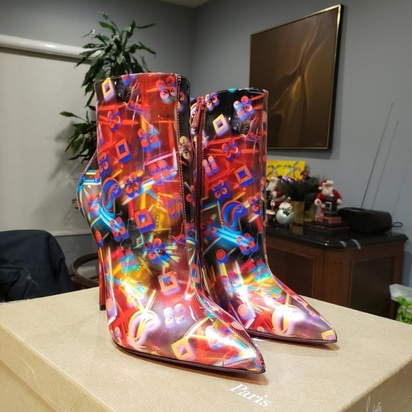 New Christian Louboutin So Kate 100mm Booty size 38 - Picture 4 of 15